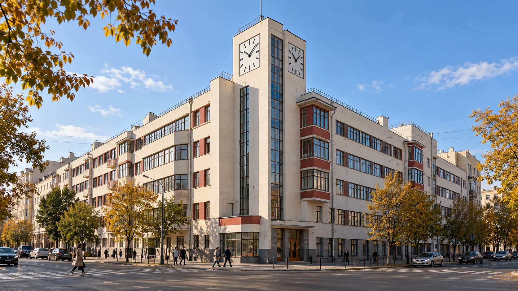 Дом с часами — памятник конструктивизма в Новосибирске