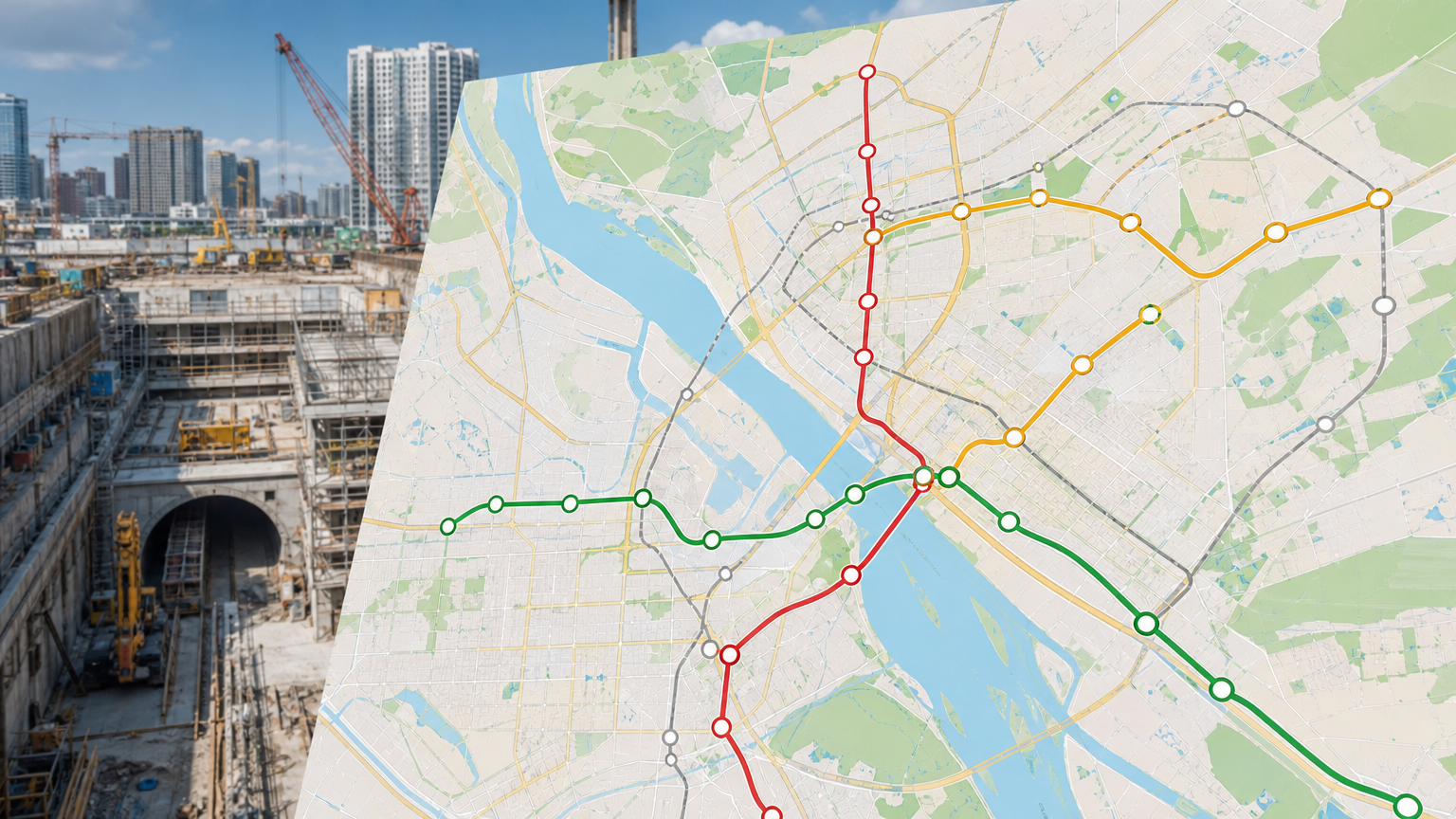 В Новосибирске представили план развития метро до 2035 года