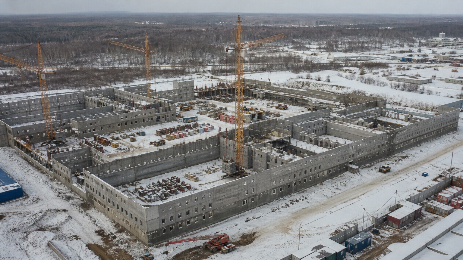В Подмосковье начали строительство крупнейшего в мире СИЗО